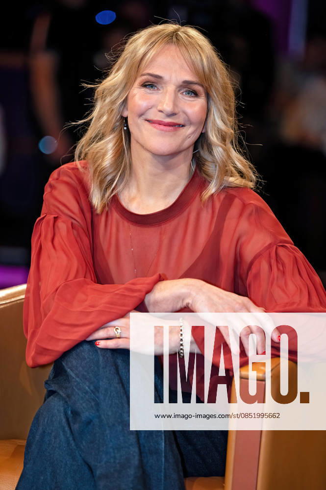 MDR Riverboat actress Tanja Wedhorn on the occasion of the recording of the MDR talk show Riverboat on 27 03 2026 at Mediacity Leipzig 20260327ADO0060