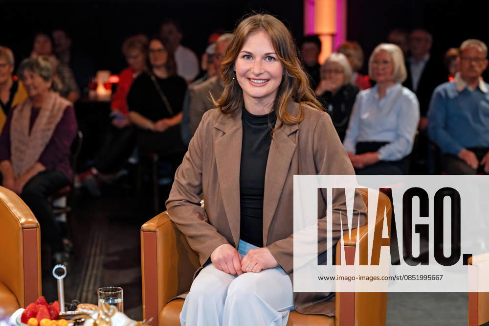 MDR Riverboat Julia Taubitz Double Olympic champion and overall World Cup winner in luge on the occasion of the recording of the MDR talk show Riverboat on 27 03 2026 in the Mediacity Leipzig 20260327ADO0049
