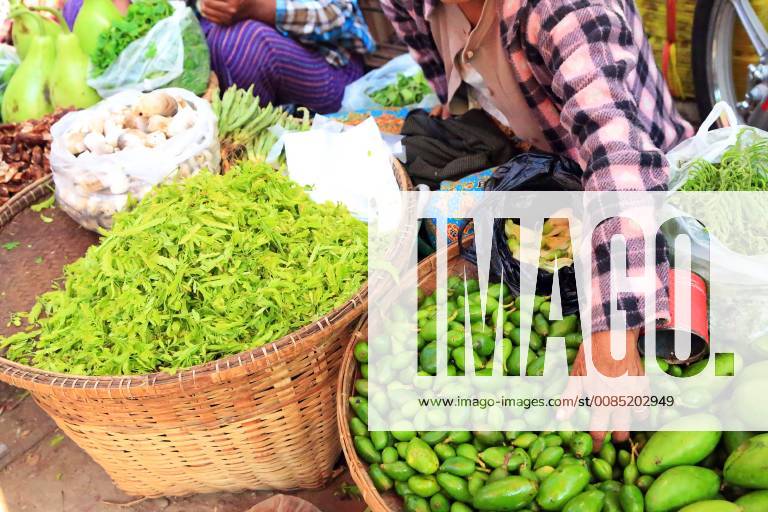 Fruits and vegetables from Mani Sithu Market Vegetables from the market 1046202228