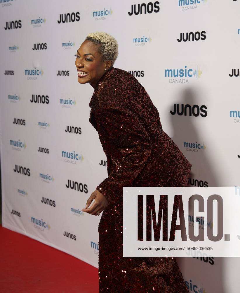 Hamilton, On, CAN: Featured artist Jully Black on the red carpet at the 2026 Juno Awards Gala in Hamilton, Saturday, March 28, 2026. Hamilton CAN - ZUMAc35_ 20260328_zaf_c35_137