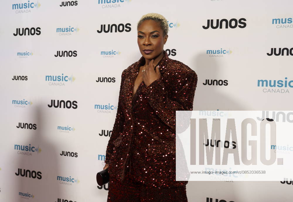 Hamilton, On, CAN: Featured artist Jully Black on the red carpet at the 2026 Juno Awards Gala in Hamilton, Saturday, March 28, 2026. Hamilton CAN - ZUMAc35_ 20260328_zaf_c35_138