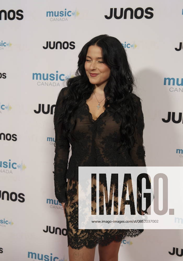 Hamilton, On, CAN: Anna Sofia, nominated for Dance Recording of the Year, on the red carpet at the 2026 Juno Awards Gala in Hamilton, Ont. on Saturday, March 28, 2026. Hamilton CAN - ZUMAc35_ 20260328_zaf_c35_150