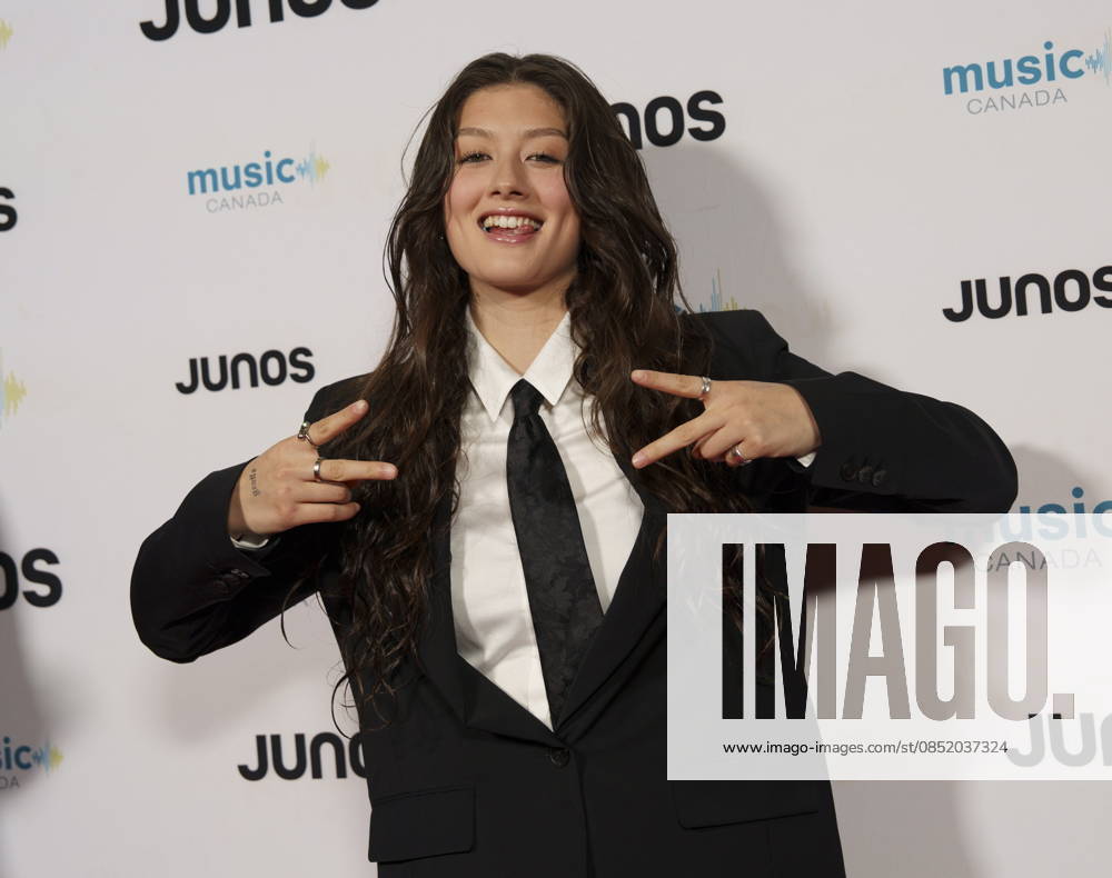 Hamilton, On, CAN: Jade LeMac, nominated for Breakthrough Artist of the Year, on the red carpet at the 2026 Juno Awards Gala in Hamilton, Ont. on Saturday, March 28, 2026. Hamilton CAN - ZUMAc35_ 20260328_zaf_c35_153