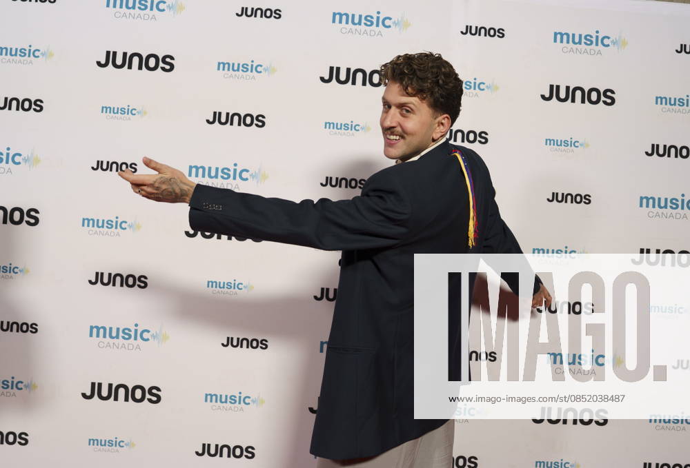 Hamilton, On, CAN: Mario Puglia, nominated for Latin Music recording of the Year, on the red carpet at the 2026 Juno Awards Gala in Hamilton, Saturday, March 28, 2026. Hamilton CAN - ZUMAc35_ 20260328_zaf_c35_167