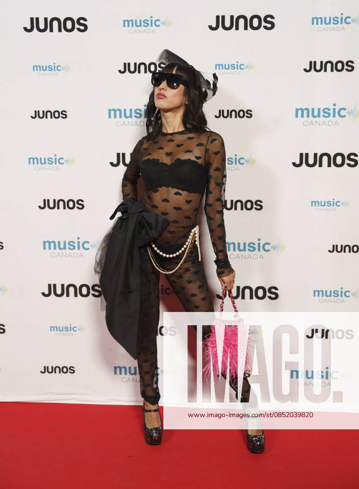 Hamilton, On, CAN: Isabella Lovestory, nominated for Latin Music recording of the Year, on the red carpet at the 2026 Juno Awards Gala in Hamilton, Saturday, March 28, 2026. Hamilton CAN - ZUMAc35_ 20260328_zaf_c35_174