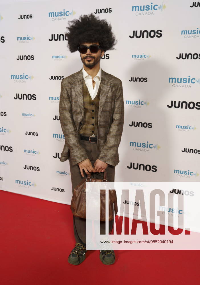 Hamilton, On, CAN: Yves Jarvis, nominated for Alternative Album of the Year, on the red carpet at the 2026 Juno Awards Gala in Hamilton, Saturday, March 28, 2026. Hamilton CAN - ZUMAc35_ 20260328_zaf_c35_177