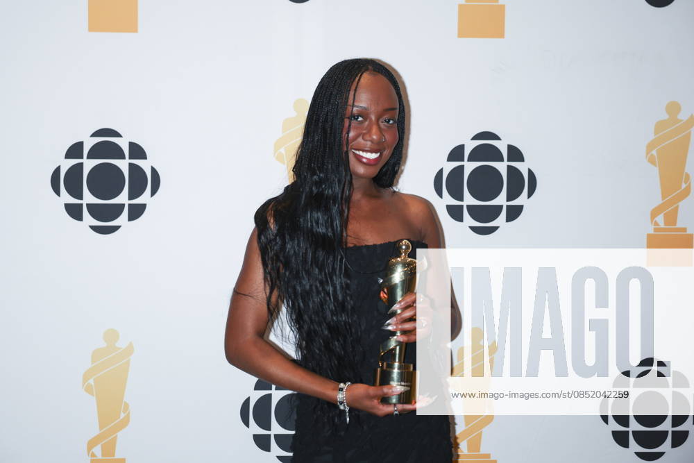 Debby Friday poses for photos after winning Dance Recording of the Year during the 2026 Juno Awards Gala in Hamilton, Saturday, March 28, 2026. Hamilton Canada - ZUMAc35_ 20260328_zaf_c35_183