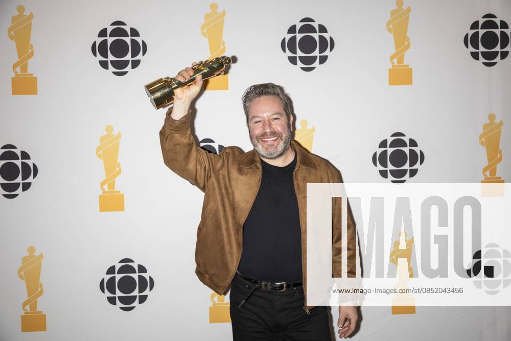 Steve Marriner poses for photos after winning Blues Album of the Year during the 2026 Juno Awards Gala in Hamilton, Saturday, March 28, 2026. Hamilton Canada - ZUMAc35_ 20260328_zaf_c35_192