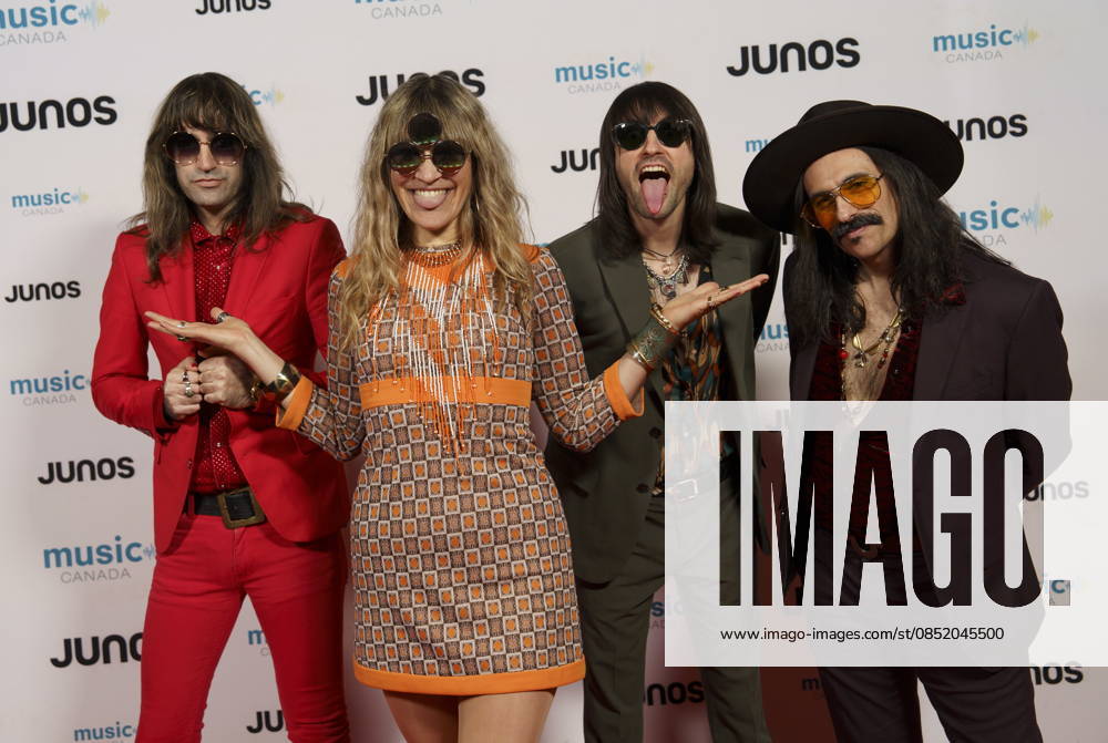 Hamilton, On, CAN: The Damn Truth, nominated for Rock Album of the Year, on the red carpet at the 2026 Juno Awards Gala in Hamilton, Saturday, March 28, 2026. Hamilton CAN - ZUMAc35_ 20260328_zaf_c35_201