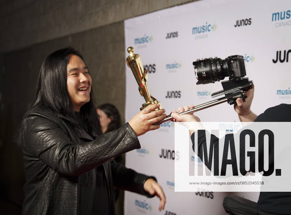 Hamilton, On, CAN: Aysanabee, nominated for Alternative Album of the Year, and Contemporary Indigenous Artist or Group of the Year, on the red carpet at the 2026 Juno Awards Gala in Hamilton, Saturday, March 28, 2026. Hamilton CAN - ZUMAc35_ 20260328_zaf_c35_205