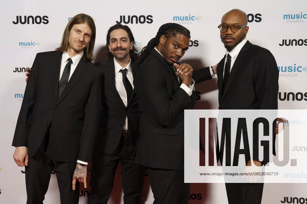 Hamilton, On, CAN: Members of The OBGMS, nominated for Alternative Album of the Year, on the red carpet at the 2026 Juno Awards Gala in Hamilton, Saturday, March 28, 2026. Hamilton CAN - ZUMAc35_ 20260328_zaf_c35_209