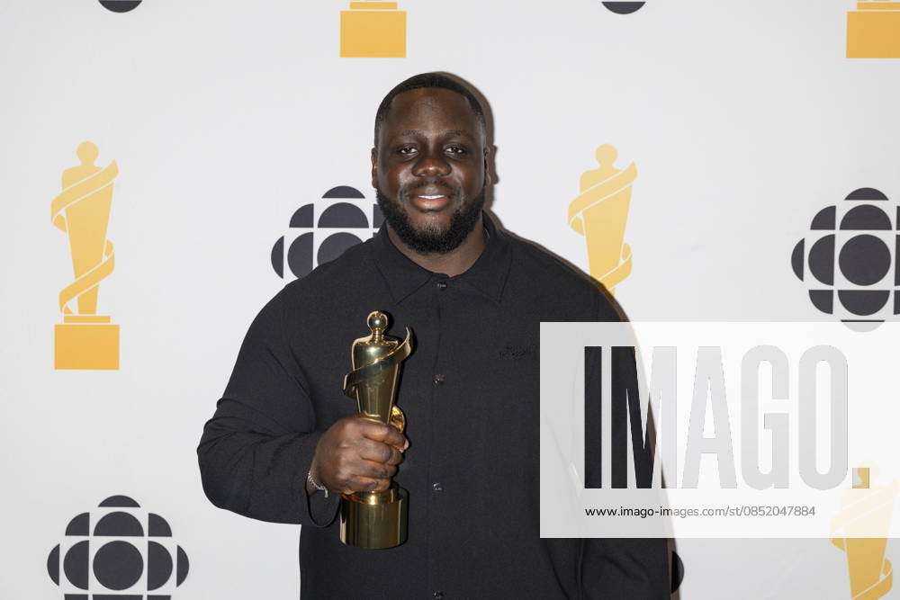 Ryan Ofei poses for photos after winning Contemporary Christian Gospel Album of the Year during the 2026 Juno Awards Gala in Hamilton, Saturday, March 28, 2026. Hamilton Canada - ZUMAc35_ 20260328_zaf_c35_218