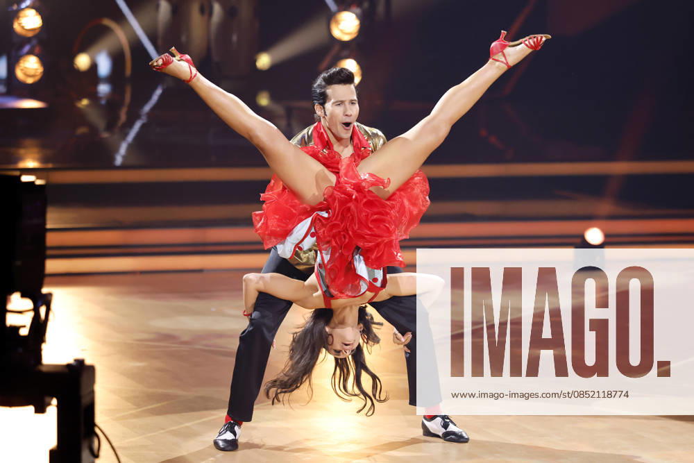 Internet personality Joel Mattli and dancer Malika Dzumaev at the fourth dance show of the 19th season of the RTL dance show Lets Dance at the Coloneum Cologne, 29 03 2026 NRW Germany