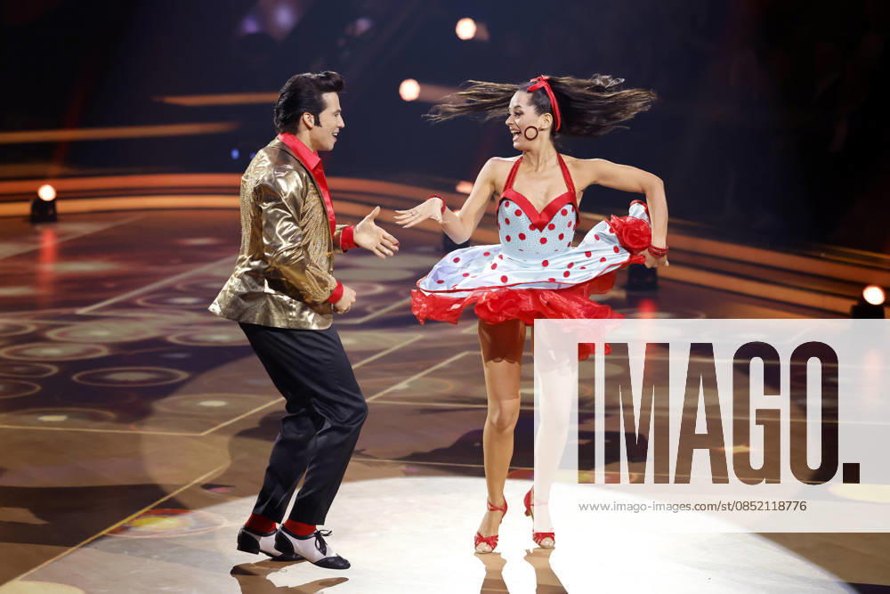 Internet personality Joel Mattli and dancer Malika Dzumaev at the fourth dance show of the 19th season of the RTL dance show Lets Dance at the Coloneum Cologne, 29 03 2026 NRW Germany