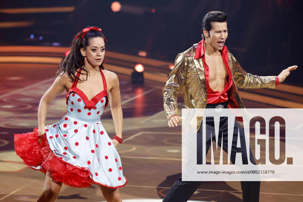 Internet personality Joel Mattli and dancer Malika Dzumaev at the fourth dance show of the 19th season of the RTL dance show Lets Dance at the Coloneum Cologne, 29 03 2026 NRW Germany