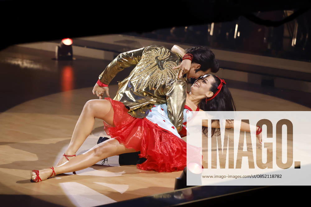 Internet personality Joel Mattli and dancer Malika Dzumaev at the fourth dance show of the 19th season of the RTL dance show Lets Dance at the Coloneum Cologne, 29 03 2026 NRW Germany
