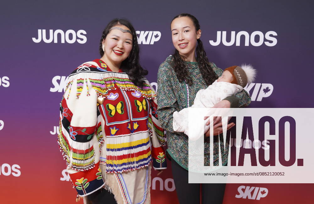Piungualaq arrives at the 2026 Juno Awards in Hamilton, on Sunday March 29, 2026. Hamilton CANADA - ZUMAc35_ 20260329_zaf_c35_210
