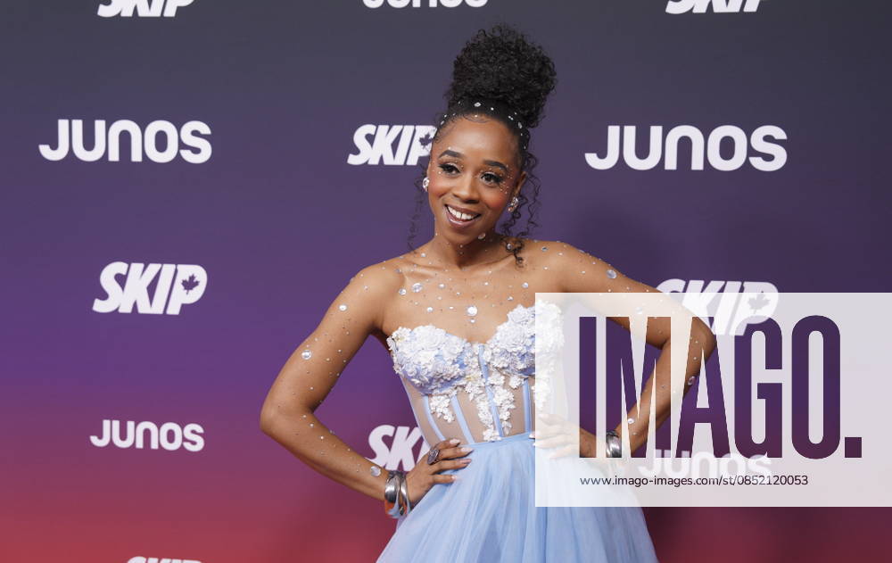 Samora arrives at the 2026 Juno Awards in Hamilton, on Sunday March 29, 2026. Hamilton CANADA - ZUMAc35_ 20260329_zaf_c35_211