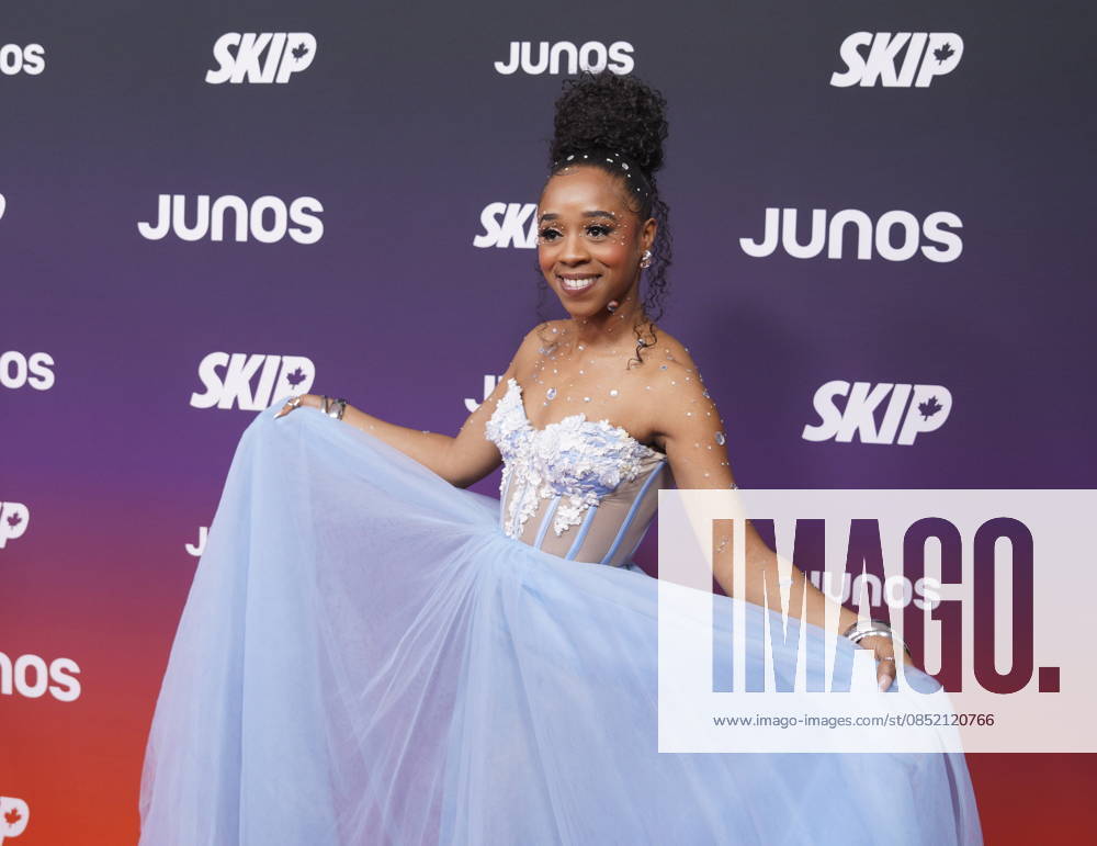 Samora arrives at the 2026 Juno Awards in Hamilton, on Sunday March 29, 2026. Hamilton CANADA - ZUMAc35_ 20260329_zaf_c35_213