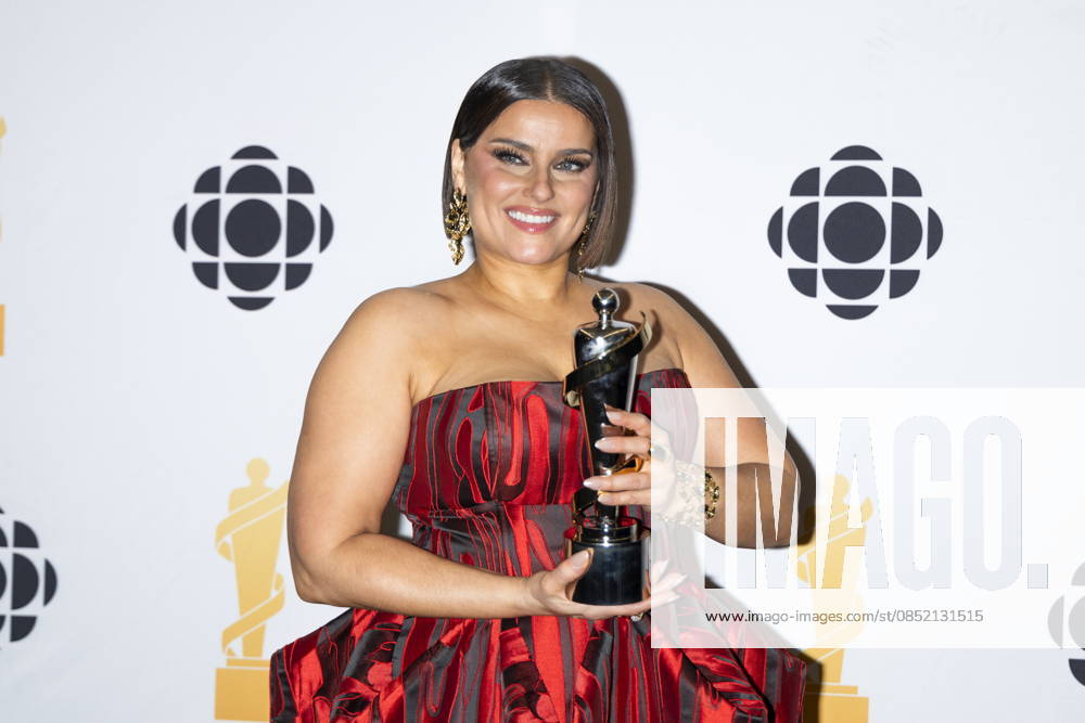 Nelly Furtado, 2026 inductee into the Canadian Music Hall of Fame, poses for photos during the 2026 Juno Awards in Hamilton, on Sunday March 29, 2026. Hamilton Canada - ZUMAc35_ 20260329_zaf_c35_276