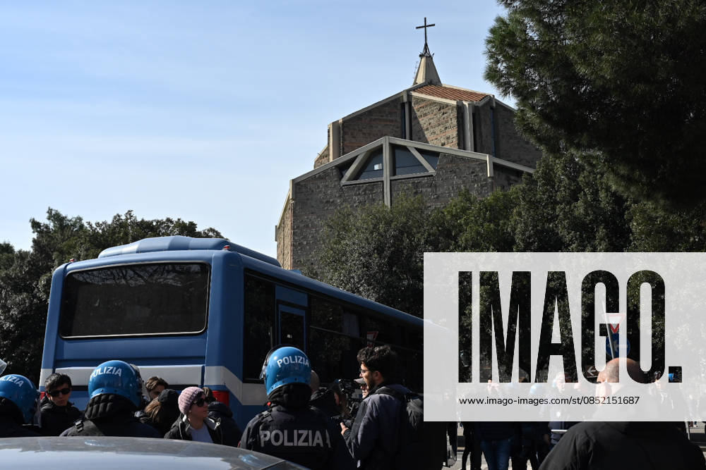 **NO WEB OR NEWSPAPERS, ONLY FOR ITALY** Anarchist movements gather to lay flowers at the site where their comrades lost their lives on Via Lemonia. Rome