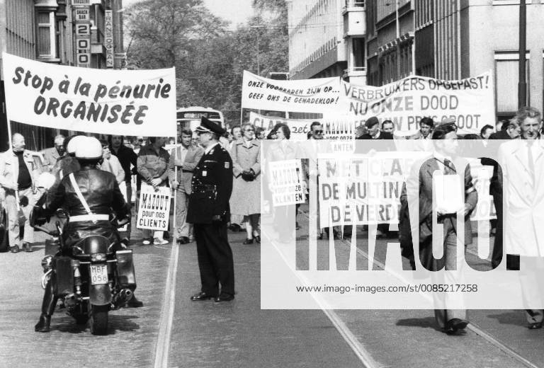 A demonstration of oil retailers. (BELGA ARCHIVES) x8965017x