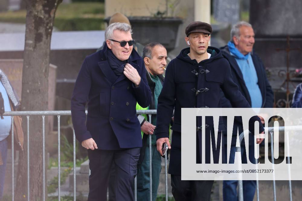 Paris, France le 30 mars 2026 - Funerailles de l actrice et realisatrice francaise Isabelle Mergault au cimetiere Pere-Lachaise - Funeral of French actress and director Isabelle Mergault at the Pere-Lachaise cemetery Ici Laurent Ruquier, Steevy Boulay