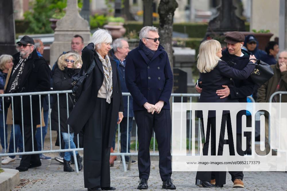Paris, France le 30 mars 2026 - Funerailles de l actrice et realisatrice francaise Isabelle Mergault au cimetiere Pere-Lachaise - Funeral of French actress and director Isabelle Mergault at the Pere-Lachaise cemetery Ici Laurent Ruquier, Steevy Boulay