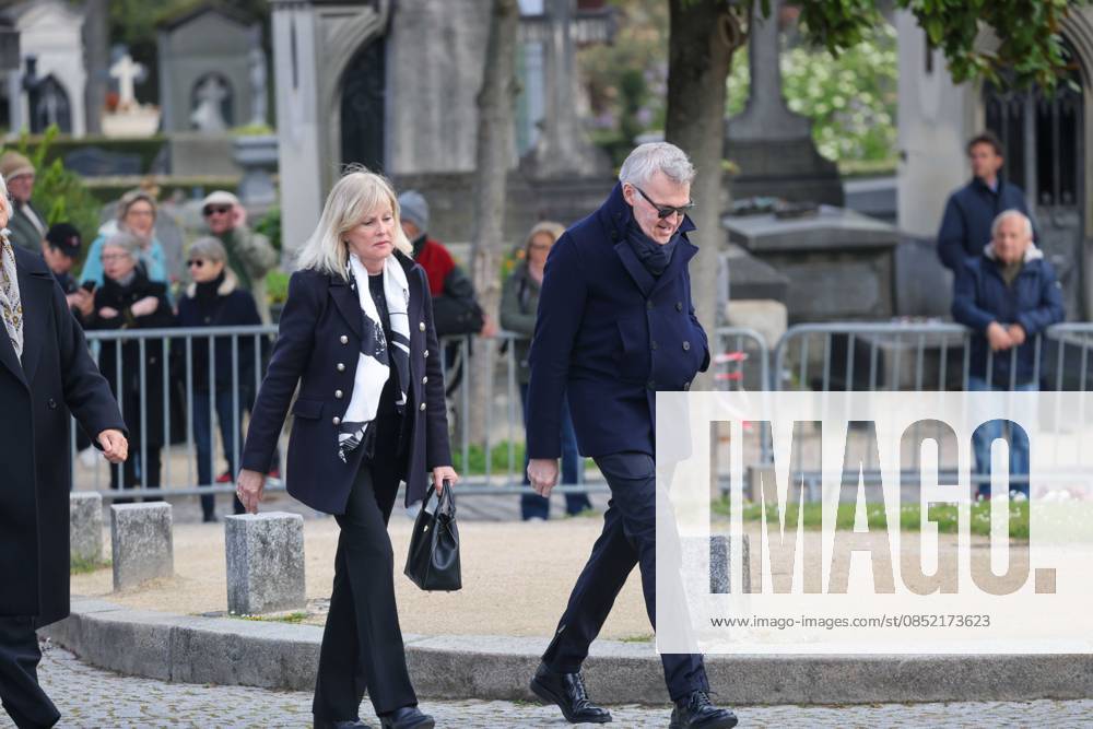 Paris, France le 30 mars 2026 - Funerailles de l actrice et realisatrice francaise Isabelle Mergault au cimetiere Pere-Lachaise - Funeral of French actress and director Isabelle Mergault at the Pere-Lachaise cemetery Ici Laurent Ruquier