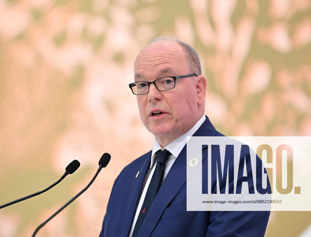 ChangeNOW 2026 meetings in Paris PARIS, FRANCE - MARCH 30: Albert II, Prince of Monaco, speaks during the ‘ChangeNow 26’ at the Grand Palais in Paris, France on March 30, 2026. Mustafa Yalcin Anadolu Paris France. Editorial use only. Please get in touch for any other usage.