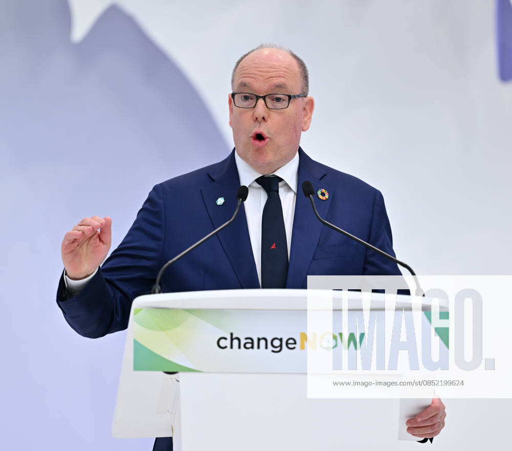 ChangeNOW 2026 meetings in Paris PARIS, FRANCE - MARCH 30: Albert II, Prince of Monaco, speaks during the ‘ChangeNow 26’ at the Grand Palais in Paris, France on March 30, 2026. Mustafa Yalcin Anadolu Paris France. Editorial use only. Please get in touch for any other usage.
