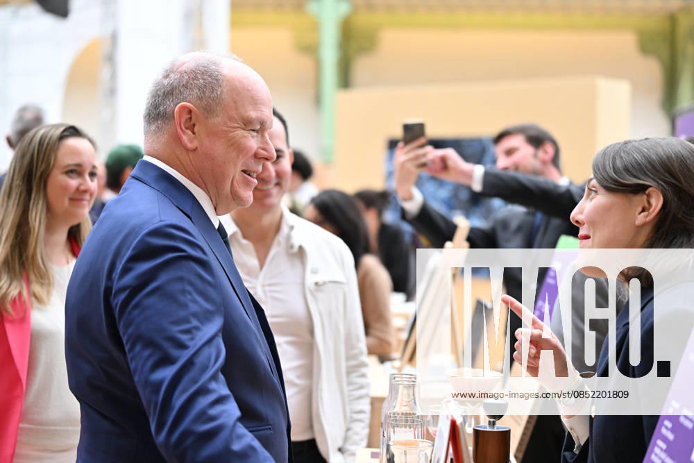 ChangeNOW 2026 meetings in Paris PARIS, FRANCE - MARCH 30: Albert II (L), Prince of Monaco visits the ‘ChangeNow 26’ at the Grand Palais in Paris on March 30, 2026. Mustafa Yalcin Anadolu Paris France. Editorial use only. Please get in touch for any other usage.