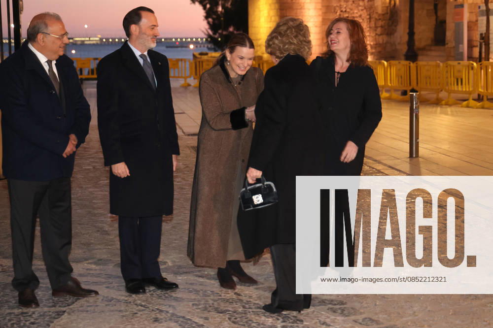 Queen Sofia attends the annual Easter concert to benefit Projecte Home Balears Queen Sofia 2d greets the president of the Parliament, Gabriel Le Senne 2i the president of the Balearic Government, Marga Prohens c and the president of the Congress, Francina Armengol i on her arrival at the annual Easter concert, in the Cathedral Basilica of Santa Maria de Mallorca, on March 30, 2026, in Palma de Mallorca, Mallorca, Balearic Islands Spain The Balearic Symphony Orchestra and the Choir of the University of the Balearic Islands have performed the Easter concert Verdis Requiem for the benefit of Proyecto Hombre The organization has indicated that the proceeds of the program will go entirely to the treatment and prevention programs developed by th