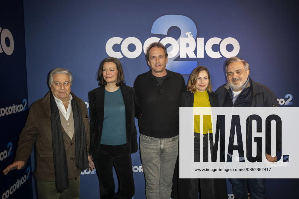 Cocorico 2 Premiere - Paris Christian Clavier, Marianne Denicourt, Julien Herve, Chloe Coulloud and Didier Bourdon during the premiere of COCORICO 2 in Paris on March 31, 2026. Photo by Eliot Blondet ABACAPRESS.COM Paris France France