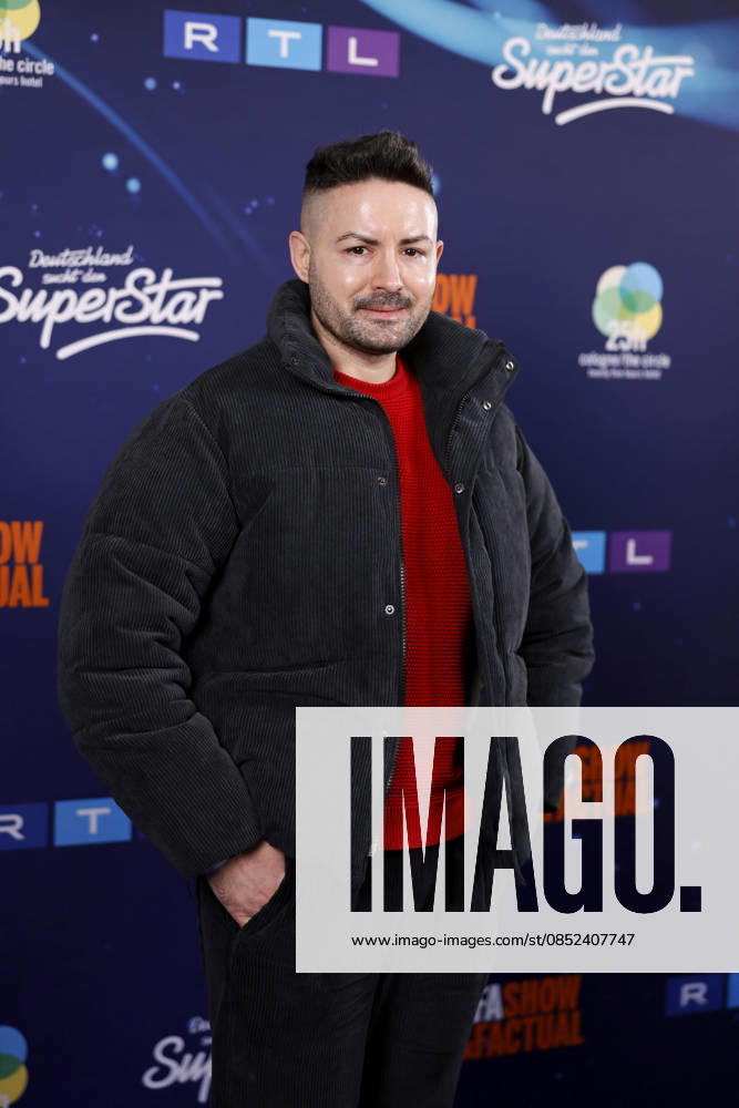 Singer Menderes Bagci comes to the exclusive preview of the new season of the casting show DSDS at the 25 hours Hotel Cologne, 01 04 2026 NRW Germany