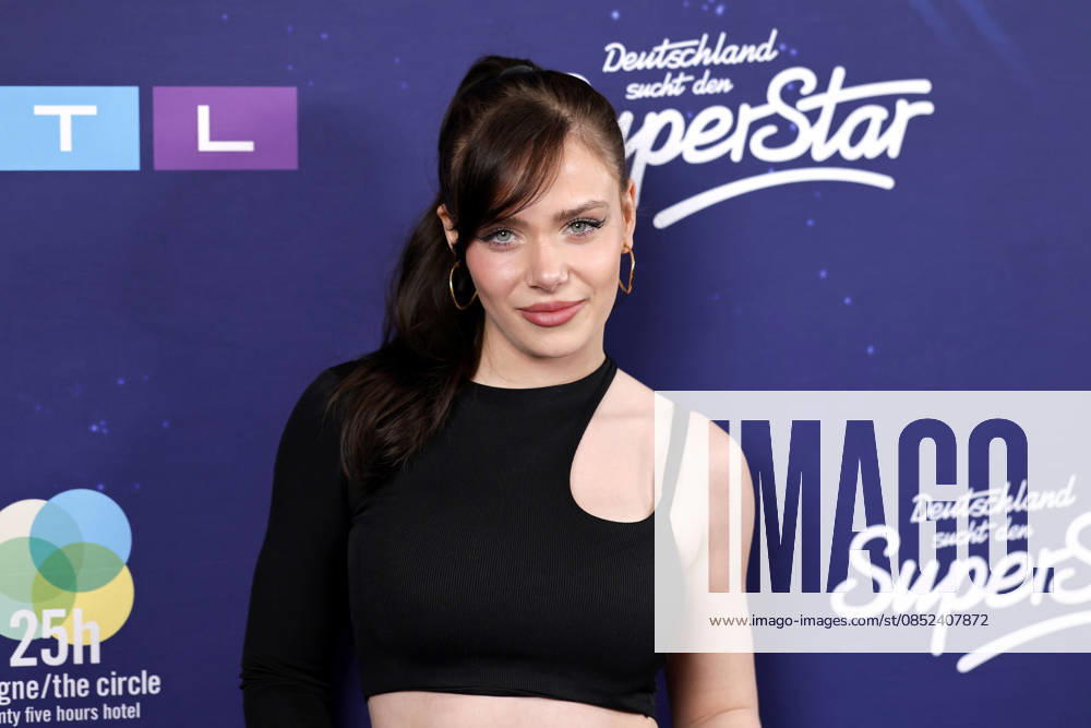 Singer Marie Wegener comes to the exclusive preview of the new season of the casting show DSDS at the 25 hours Hotel Cologne, 01 04 2026 NRW Germany