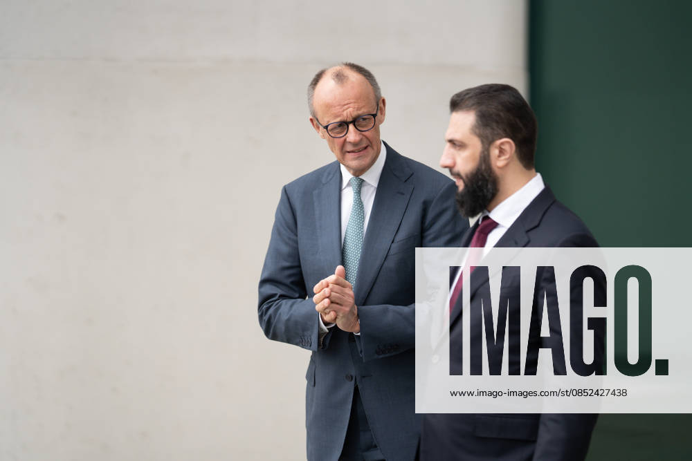 Federal Chancellor Friedrich Merz welcomes Syrian interim president Ahmed al Sharaa Chancellor Friedrich Merz welcomes Syrian interim president Ahmed al Sharaa Le chance