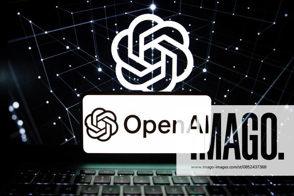 Company Logo Illustration In India - 01 Apr 2026 In this photo illustration, the Open AI logo is seen displayed on a mobile phone screen. India