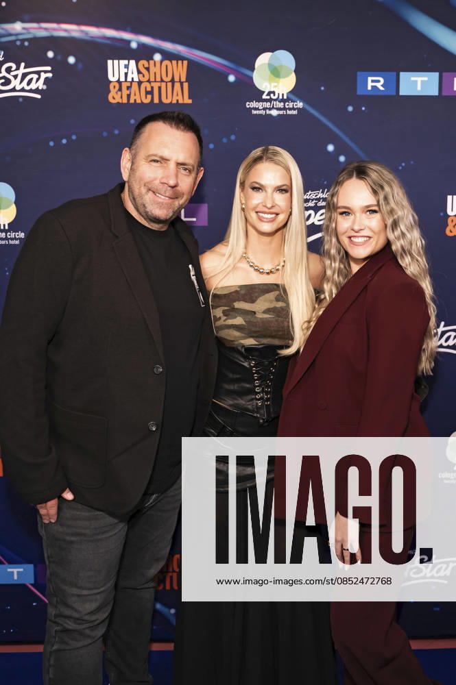 Ikke Hüftgold, Isi Glück and Nina Reh at the preview of the 22nd season of the casting show DSDS 2026 at the 25 hours Hotel Cologne, 01 04 2026 Foto:xT.xFuturexImagex dsds_6417