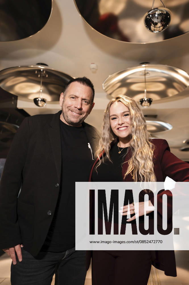 Ikke Hüftgold and Nina Reh at the preview of the 22nd season of the casting show DSDS 2026 at the 25 hours Hotel Cologne, 01 04 2026 Foto:xT.xFuturexImagex dsds_6419