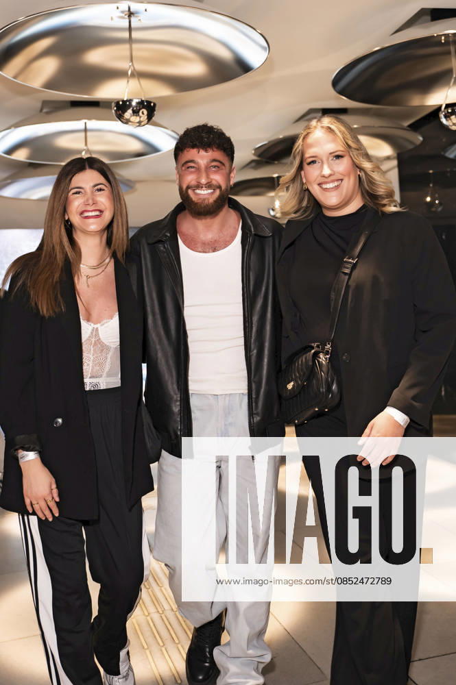 Stephie Stark, Umut Tekin and Josi Meloni at the preview of the 22nd season of the casting show DSDS 2026 at the 25 hours Hotel Cologne, 01 04 2026 Foto:xT.xFuturexImagex dsds_6435