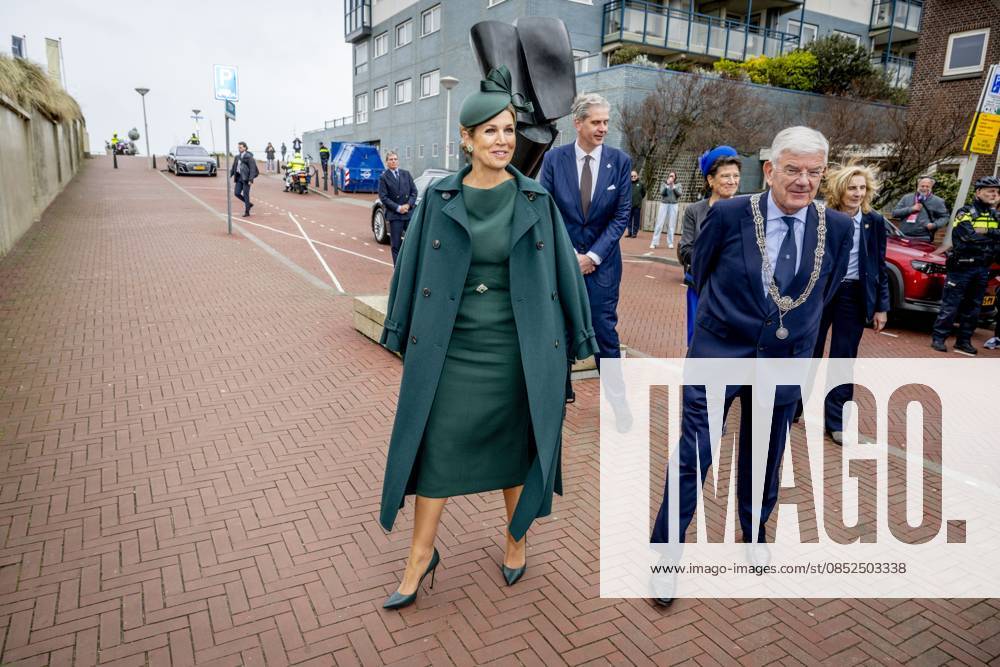 SCHEVENINGEN - Queen Maxima opens the renovated boulevard. The Scheveningen boulevard, for decades one of the best-known and most visited coastal promenades in the Netherlands, has been renewed in recent years to better accommodate the growing number of visitors and to be ready for the future. ROBIN UTRECHT ANP netherlands out - belgium out