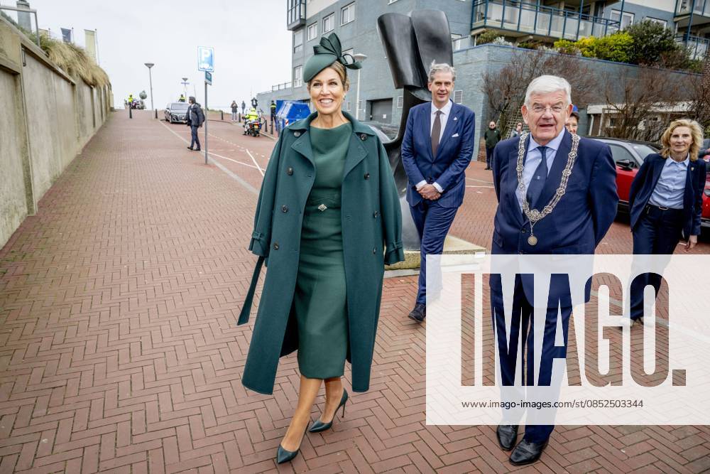 SCHEVENINGEN - Queen Maxima opens the renovated boulevard. The Scheveningen boulevard, for decades one of the best-known and most visited coastal promenades in the Netherlands, has been renewed in recent years to better accommodate the growing number of visitors and to be ready for the future. ROBIN UTRECHT ANP netherlands out - belgium out
