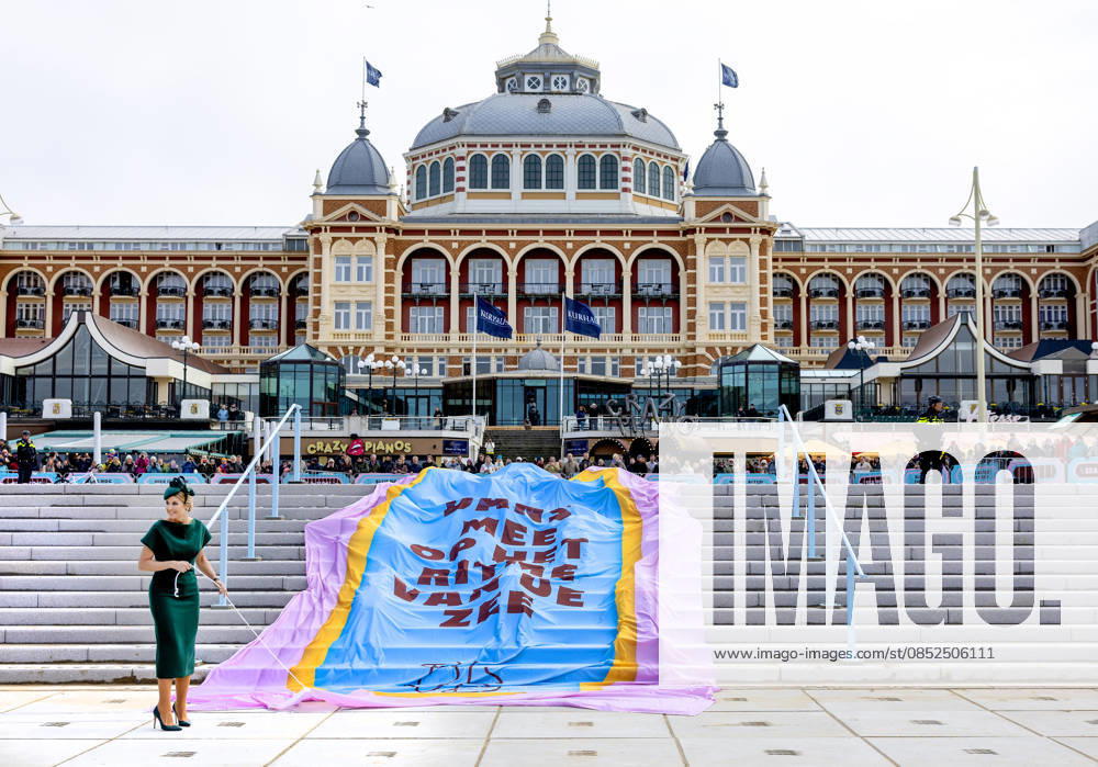 Scheveningen Queen Maxima attended the opening of the renovated boulevard in Scheveningen. Â