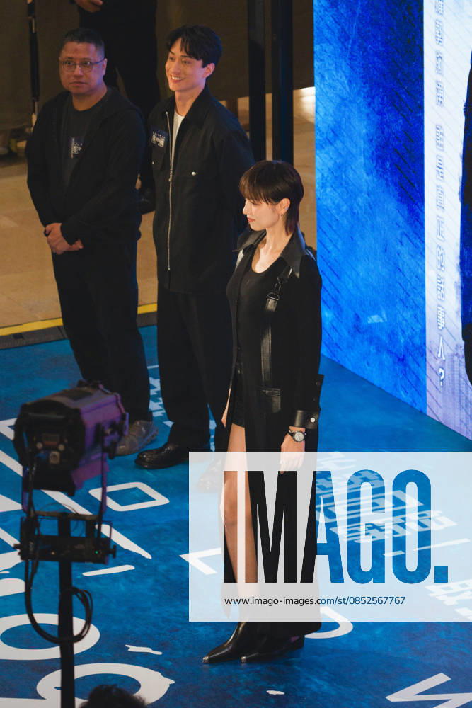 Actress model Louise Wong Tan-ni attends the promotional event of film Cold War 1994 on April 2, 2026 in Hong Kong, China.