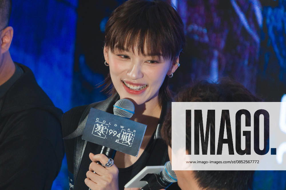 Actress model Louise Wong Tan-ni attends the promotional event of film Cold War 1994 on April 2, 2026 in Hong Kong, China.