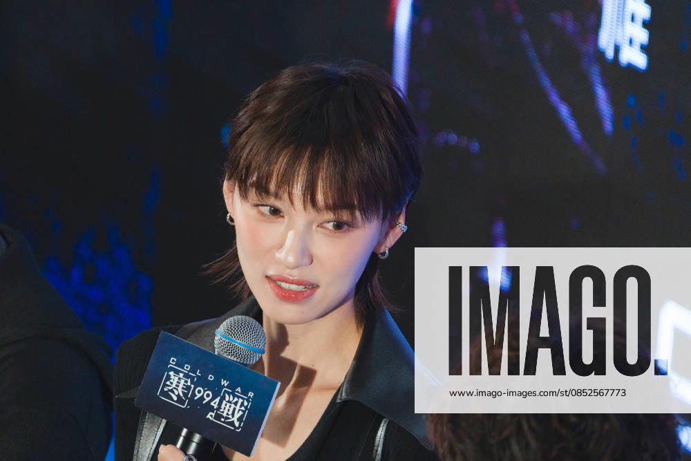 Actress model Louise Wong Tan-ni attends the promotional event of film Cold War 1994 on April 2, 2026 in Hong Kong, China.