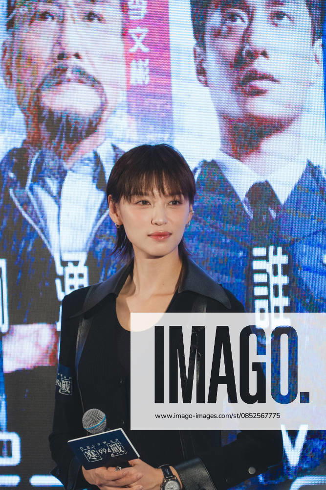 Actress model Louise Wong Tan-ni attends the promotional event of film Cold War 1994 on April 2, 2026 in Hong Kong, China.