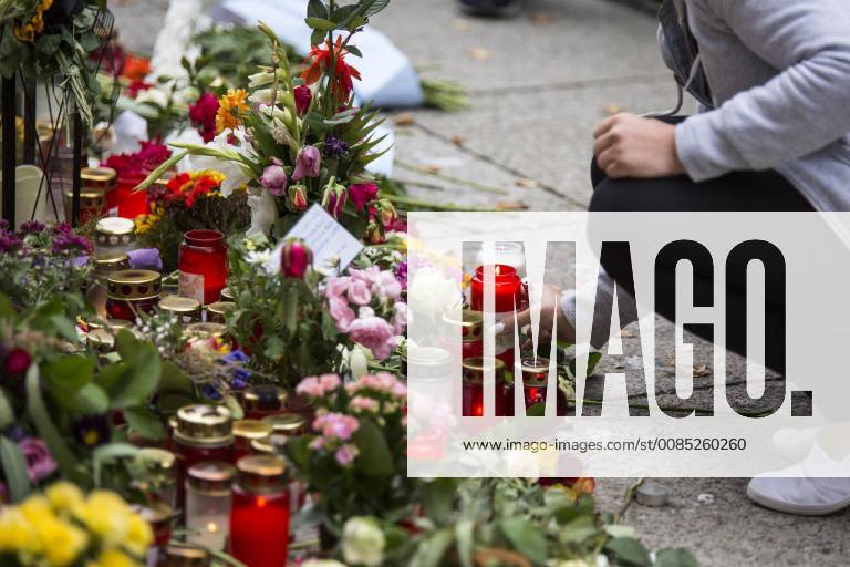 Chemnitz, Saxony, Germany - Memorial and mourning of Daniel, who was stabbed to death last week Chemnitz Germany - ZUMAg237 20180901_zap_g237_005