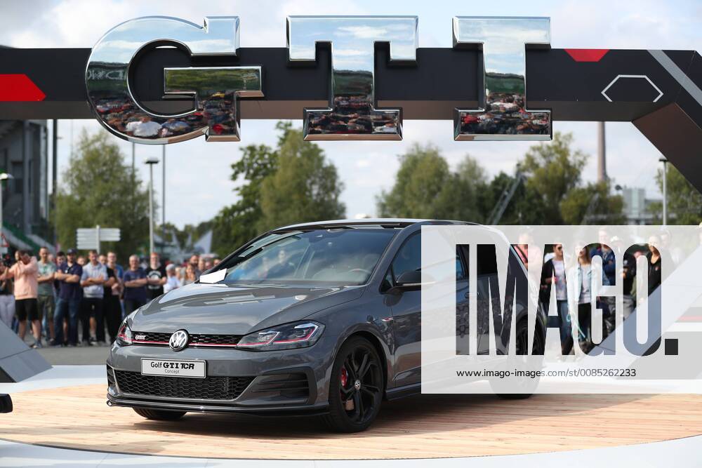 Wolfsburg 01.08.2017 at the Volkswagen Arena Germany premiere of the Golf GTI TCR Concept1 on the GTI Coming Home Wolfsburg 2018 Main stage with the official welcome